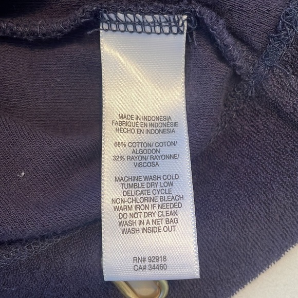 Juicy Couture grommet Terry dress size P, XS - Picture 10 of 11